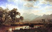 Bierstadt, Albert Haying, Conway Meadows oil painting picture wholesale